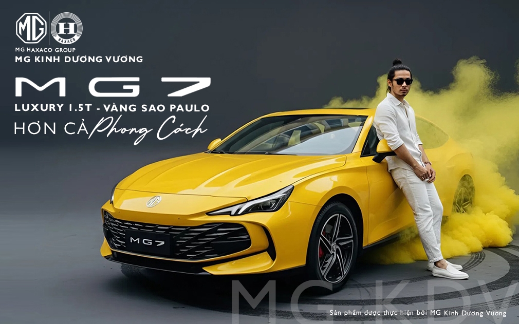 MG7 Sao Paulo Vàng – sedan coupe thể thao